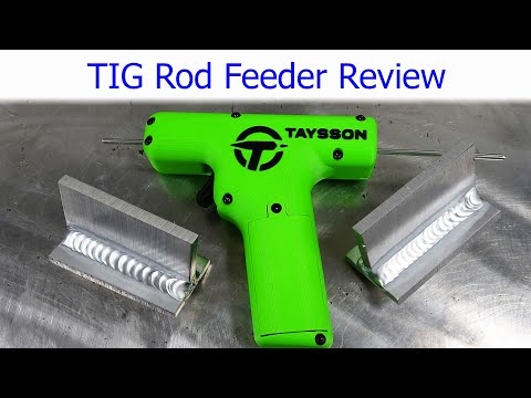 Professional TIG Welder Reviewing the Taysson Rod Feeder