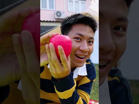 รูบิค VS ป๊อปอิท #funny #ลมกระโชกแรง #ghost
