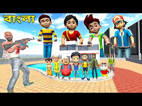 😱Franklin লুকোচুরি খেলে কার্টুন গ্যাংকে হারালো | Indian Bike Driving 3D বাংলা