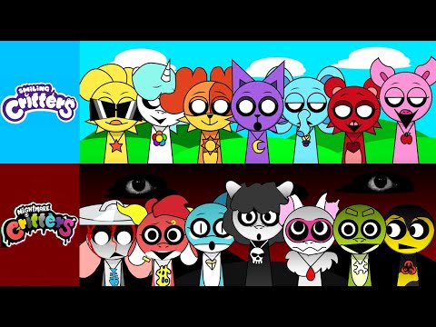 Incredibox Sprunki - Smiling Critters vs Nightmare critters