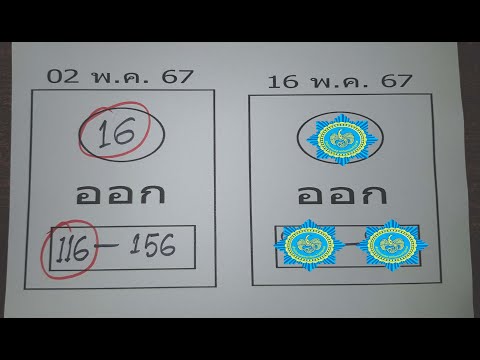 เลขเด็ดงวดนี้ หวยรัฐบาลงวดนี้ หวยงวดนี้  เลขล็อคกองสลากงวดนี้ เลขทดลองออก 16 พฤษภาคม 2567