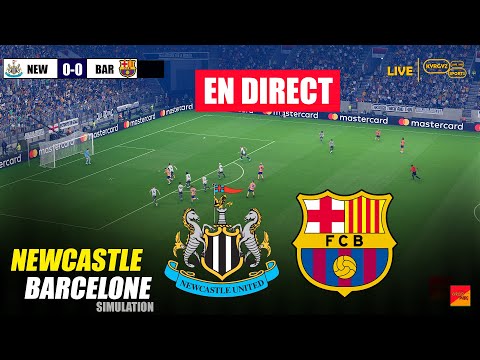 🔴EN DIRECT : Newcastle vs Barcelone | Simulation de jeu eFootball PES 21