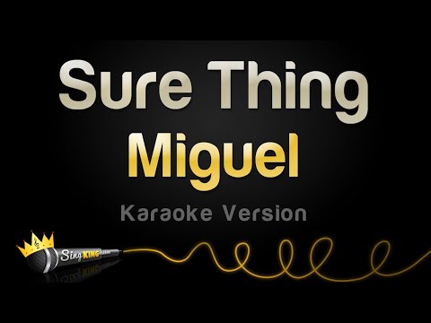 Miguel – Sure Thing (Karaoke Version)