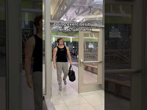 Doing exercises by their actual name