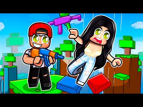 This Roblox Obby Almost Ended Our Marriage... (Roblox Paintball OBBY)