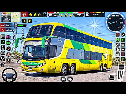 City Coach Bus Simulator 2024 - Real Passenger Bus Driving 3D | Android Gameplay