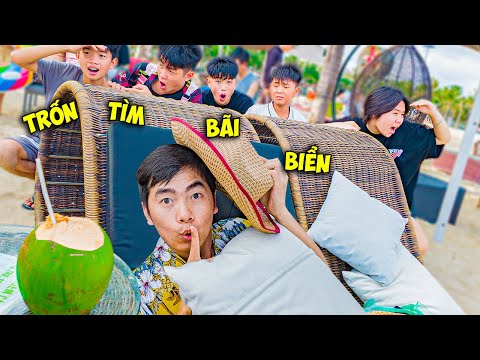 Thái Chuối Thử Thách Trốn Tìm Hóa Trang Ngoài Bãi Biển Gặp Người Nổi Tiếng