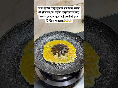 শাশুড়ি আম্মা রাগ হল😢😥 #fypyoutube #food #shortvideo #egg