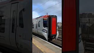 Transport For Wales Class 197050 Arriving At Warrington Bank Quay Railway Station
