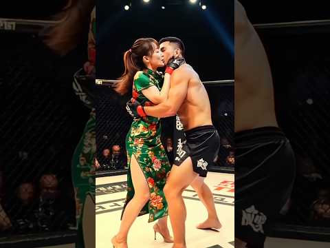 Hooliganism in the ring is not allowed! #wushufight #strength #kungfu #beauty #kiss #fight