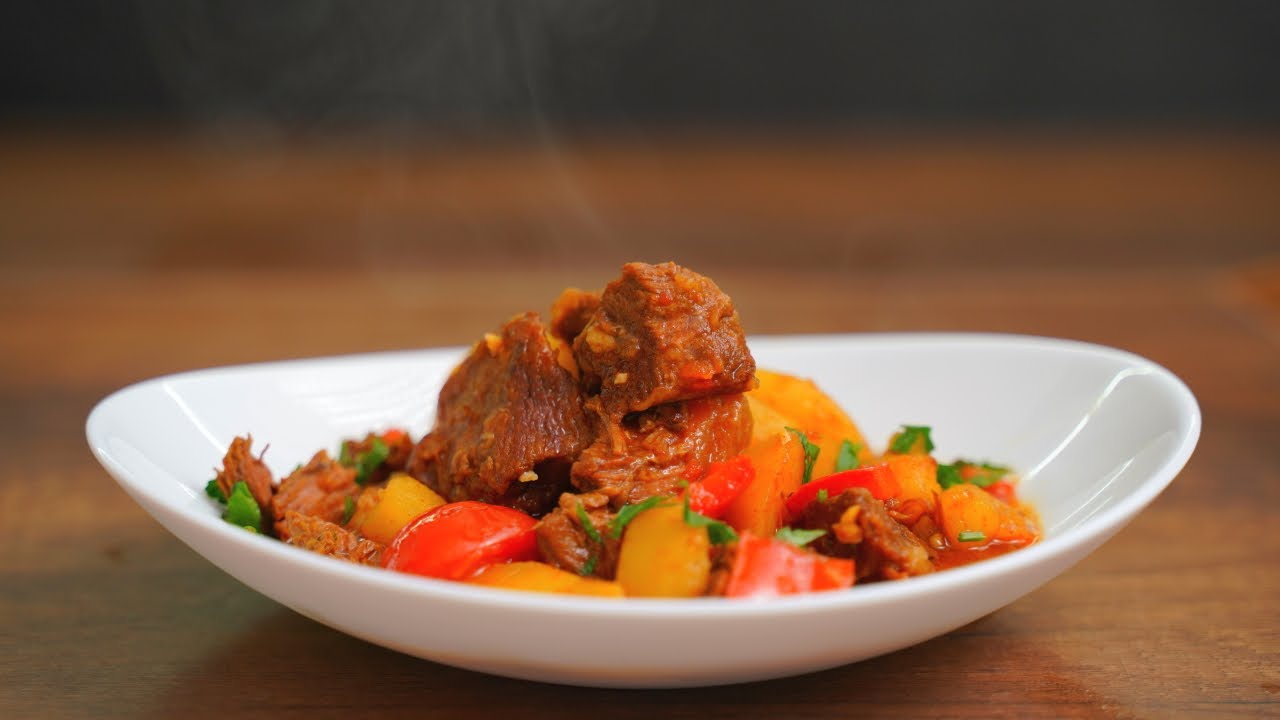 Очень вкусный Бограч мясное блюдо на обед или ужин! Говядина с картошкой