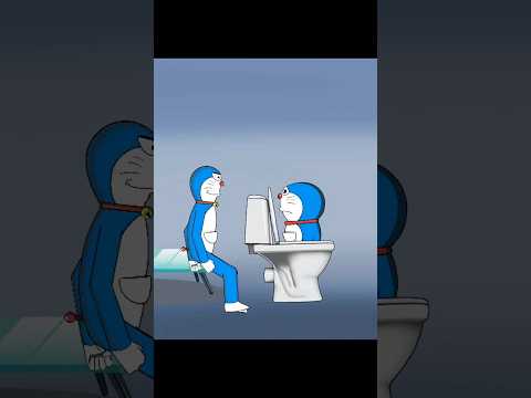 Doraemon vs evil doraemon, bottle flip