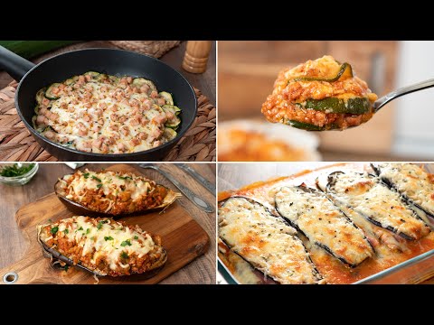 ¿Cenas sin ideas? Prueba estas 4 Recetas con Calabacín y Berenjena 🥦💡