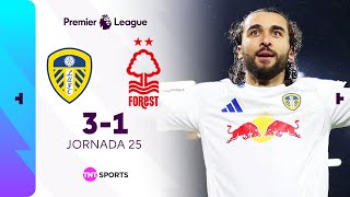RESUMEN: LEEDS UNITED 3-1 NOTTINGHAM FOREST I JORNADA 25 | PREMIER LEAGUE