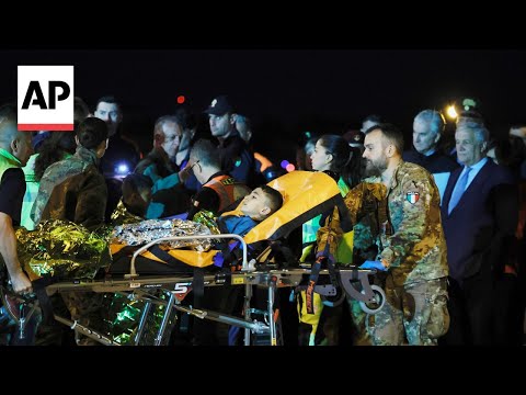 YouTube video thumbnail: Sick Children From Gaza Arrive in Italy With Their Families