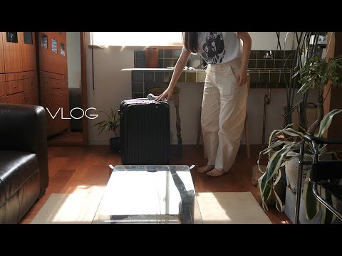 [VLOG]パッキング(ひとり渡韓).リノベ壁塗り終了へ/無水カレーとカレーパン作り