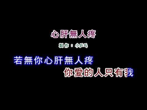 (伴奏版)黃乙玲-心肝無人疼(DIY卡拉OK字幕)