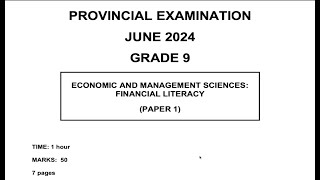 EMS Grade 9 | PAPER 1 - COMPLETE WALKTHROUGH