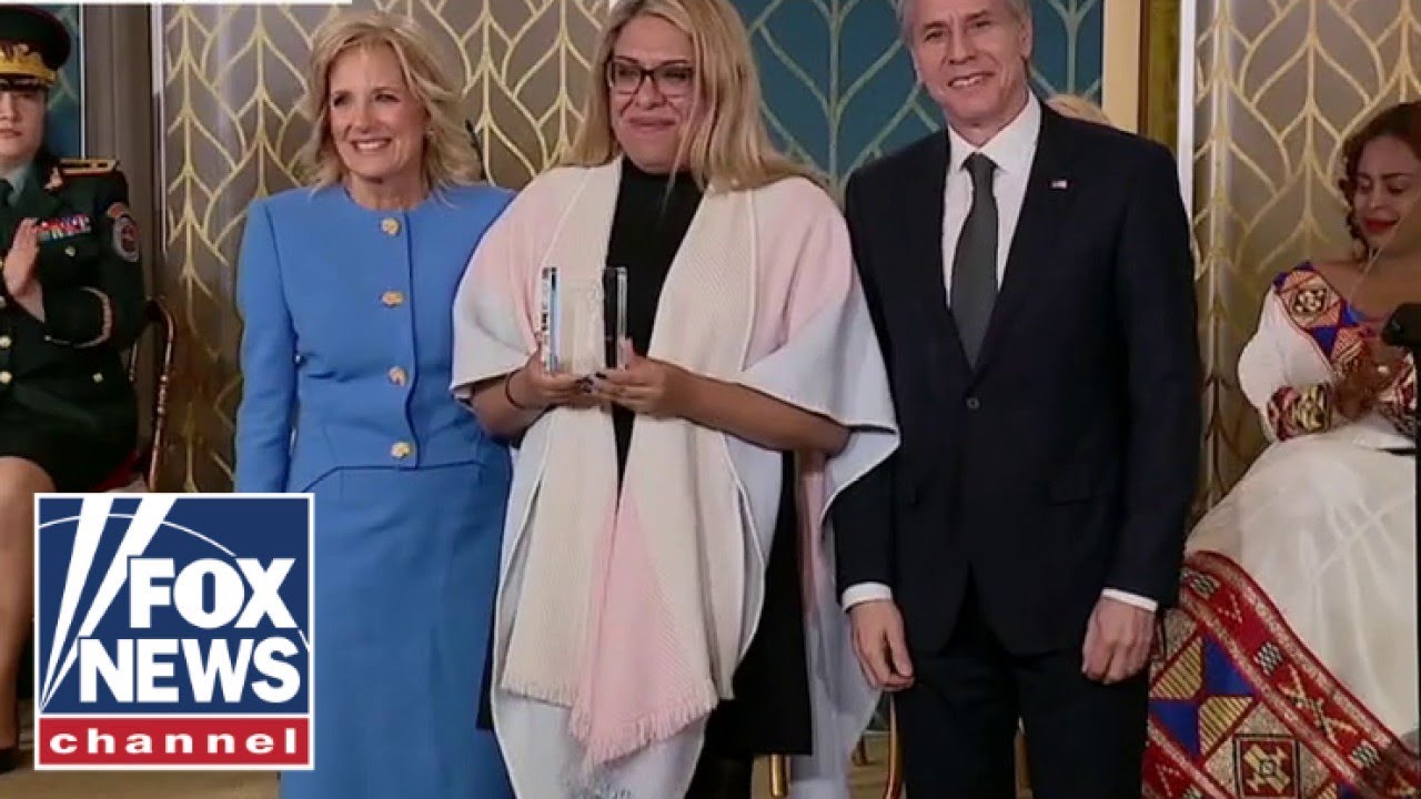 Jill Biden called out for giving ‘Woman of Courage’ award to biological male