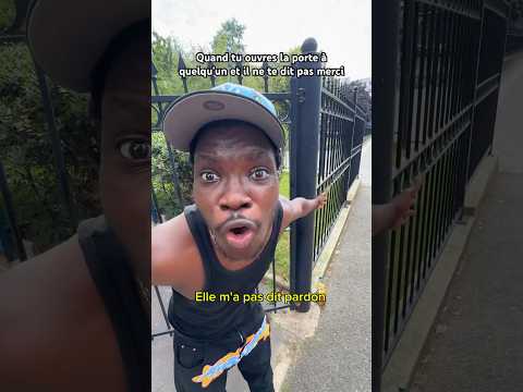 quand tu ouvres la porte ร quelqu'un et il ne te dit pas merciย ๐
๐๐๐ #videoshort #viralvideo