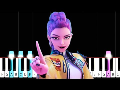 HUNTR/X - Golden (KPop Demon Hunters) - Piano Tutorial