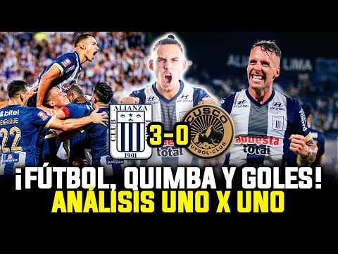 ¡UN BAILE! El UNO X UNO del ALIANZA LIMA 3-0 CUSCO FC | ERICK NORIEGA | ANÁLISIS