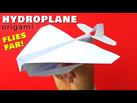 Paper Hydroplane | CREATE Amazing Paper Airplanes With Easy Folding Techniques