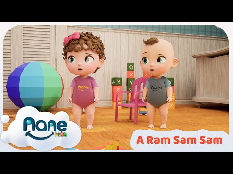 A Ram Sam Sam  |Let's Go Faster and Faster  | Nursery Rhymes  |  Children`s Songs  |  by Nane Kids