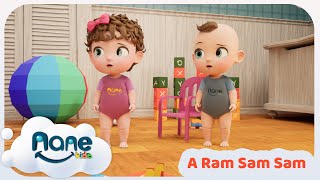 A Ram Sam Sam  |Let's Go Faster and Faster  | Nursery Rhymes  |  Children`s Songs  |  by Nane Kids