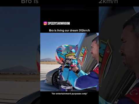 Bro is living our dream at 312km/h #lamborghinni #carrosesportivos #carspotting