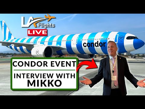 INTERVIEW with Condor Airlines Mikko Turtiainen | Condor's Media and Partner Event at LAX