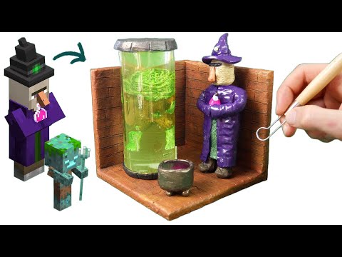 2D to 3D Making Minecraft Resin Diorama