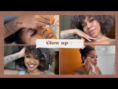 GLOW UP | Coloquei Cilios, cabelo e pele ✨