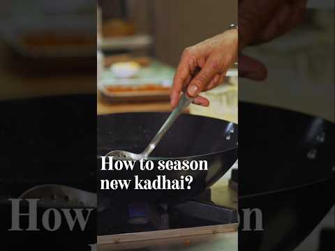 How to season Iron Kadhai #cookingtips #ranveerbrar #ironkadhaiseasoning