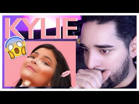 KYLIE JENNER MAKEUP ROUTINE pro MUA reacts #makeup #RISEANDSHINE