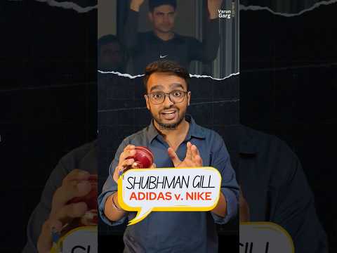 Shubman Gill in NIKE v ADIDAS Trouble 💸🔥 #shorts #shubmangill #adidas