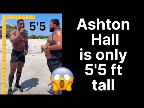 Ashton Hall is Only 5'5 ft Tall. Why the lies