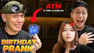 MY BIRTHDAY PRANK para sa VON & CARLYN - NAGALIT!