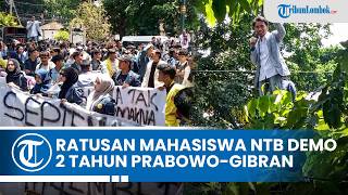 Mahasiswa NTB Demo Dua Tahun Pemerintahan Prabowo-Gibran, Desak Evaluasi MBG