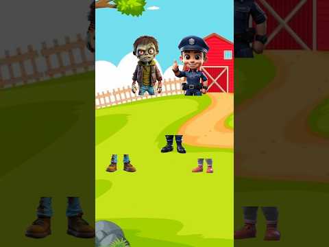 ज़ोंबी ने अपना पैर खा लिया 😱😭 । bhoot wala cartoon । cartoon kahani । #cartoonvideo #shortsfeed