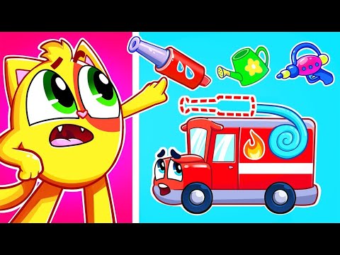 Let's Repair a Police Car🚓 an Ambulance🚑 and a Fire Truck 🚒 | Songs for Kids
