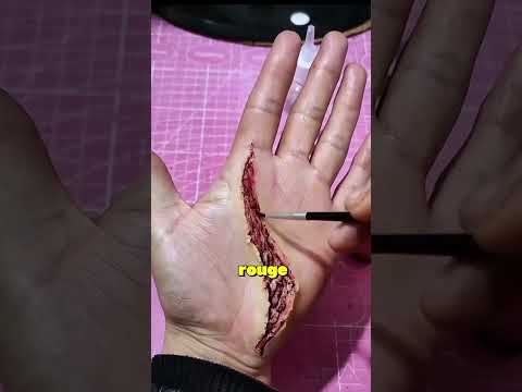Les fausses blessures dans des films