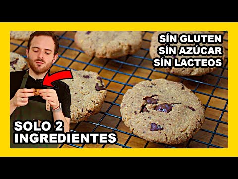 🔶 Solo con BANANA y MANÍ: galletas saludables y con pocos ingredientes! - receta vegana y sin azúcar