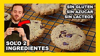 🔶 Solo con BANANA y MANÍ: galletas saludables y con pocos ingredientes! - receta vegana y sin azúcar