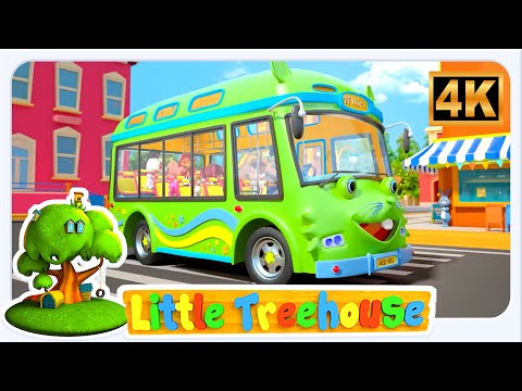 Wheels On The Bus I Spy Song  Kindergarten Nursery Rhyme