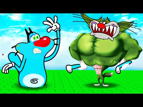 Jack Eats Oggy Whole Body To Became Strongest In Roblox!