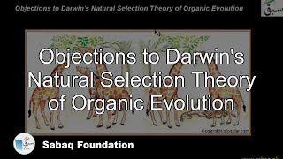 Objections to Darwin's Natural Selection Theory of Organic Evolution