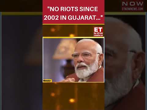 "Not A Single Riots Since 2002 In Gujarat...": PM Modi | #etnow #pmmodi #gujarat #riot #shorts