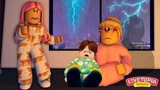ROTINA DA PIOR TEMPESTADE QUE ENFRENTAMOS EM LIVETOPIA! Family Roleplay Livetopia - ROBLOX
