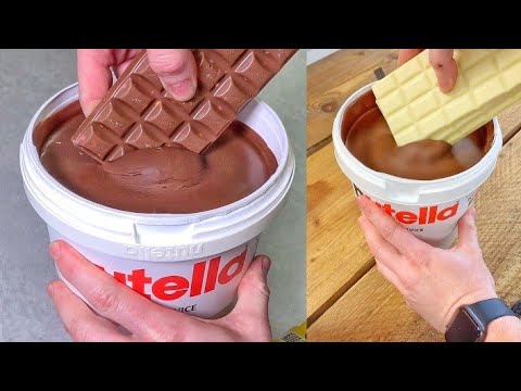 Nutella Bucket Dipped & Mixed With Chocolate